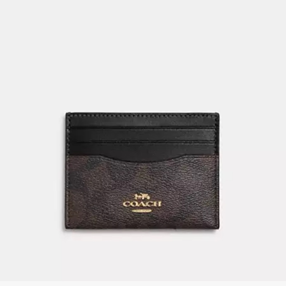 Slim Id Card Case In Signature Canvas - image 1